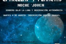 Sendero bajo la Luna en Cazalla de la Sierra