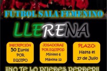 Primer torneo de fútbol sala femenino en Llerena