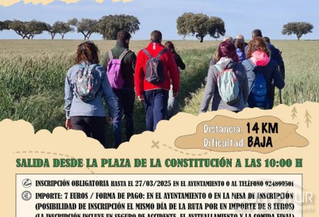 Maguilla se prepara para la VIII Ruta Senderista de Primavera  