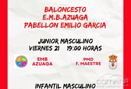 Escuelas Municipales de Deportes de Azuaga, agenda fin de semana 