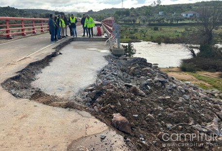 La Diputación de Badajoz impulsa obras urgentes en la red viaria tras los estragos del temporal
