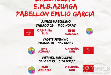 Azuaga se prepara para un intenso fin de semana deportivo