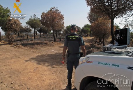 Vecino de Azuaga investigado por provocar varios incendios forestales