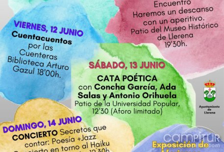 Concha García, Ada Salas y Antonio Orihuela protagonizan el VIII Encuentro de Poesía de Llerena junto a numerosos autores locales 