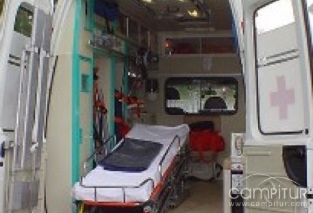 Accidente de circulación en la carretera que une Berlanga a Azuaga 